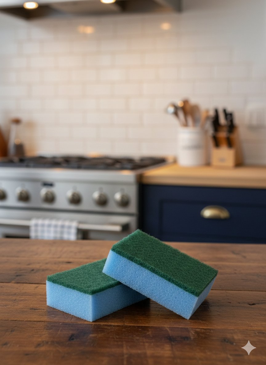 Topfschwamm mit Scheuerfläche [R7 P21]