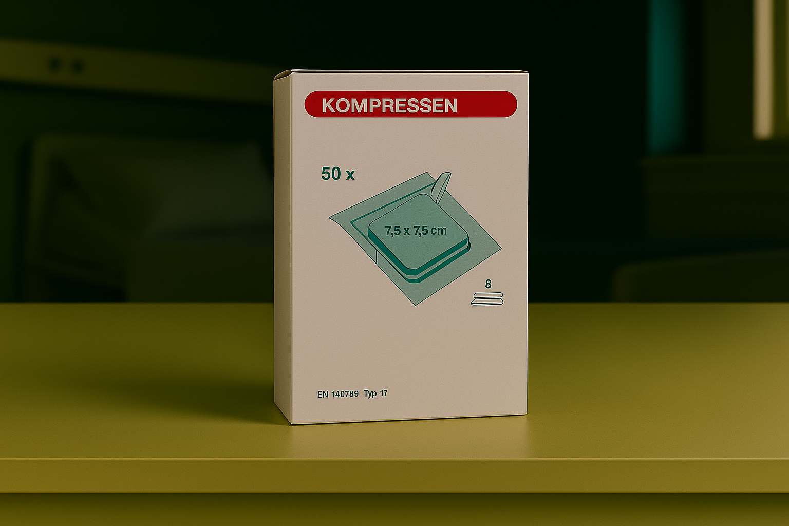 Mullkompressen 7,5 x 7,5 cm [R7 P12]