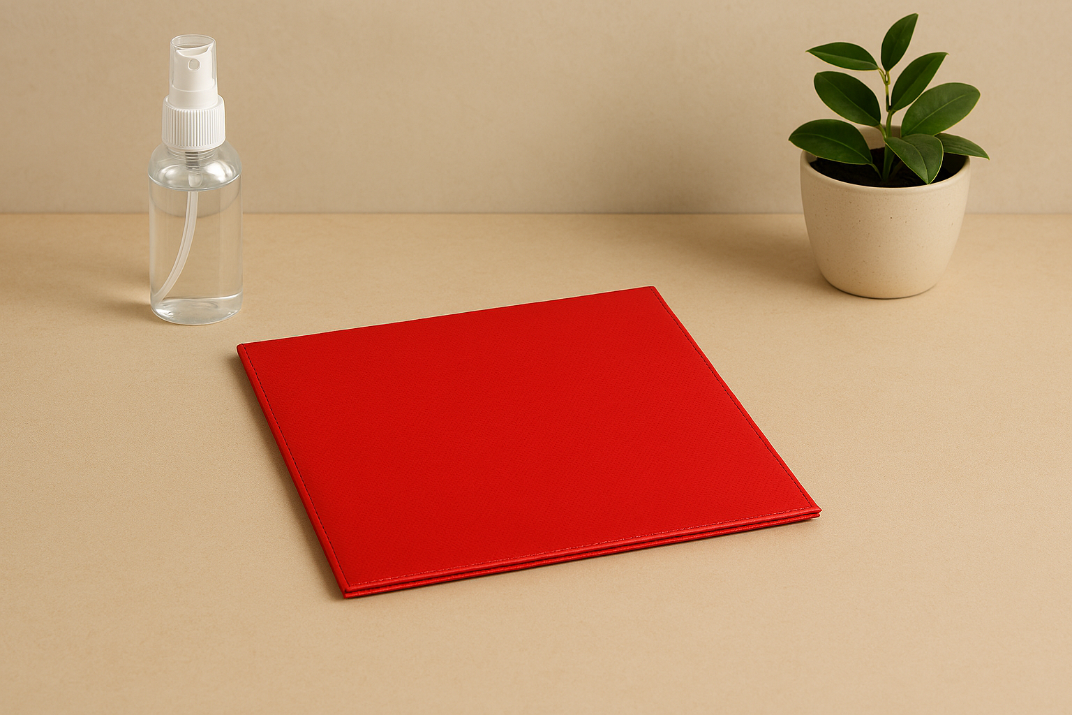 Wischtuch, Ledertuch Rot [R7 P19]