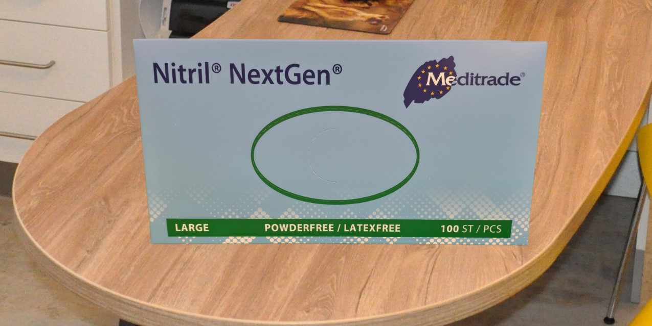 Untersuchungshandschuhe Nitril - Größe L [R4 P8]