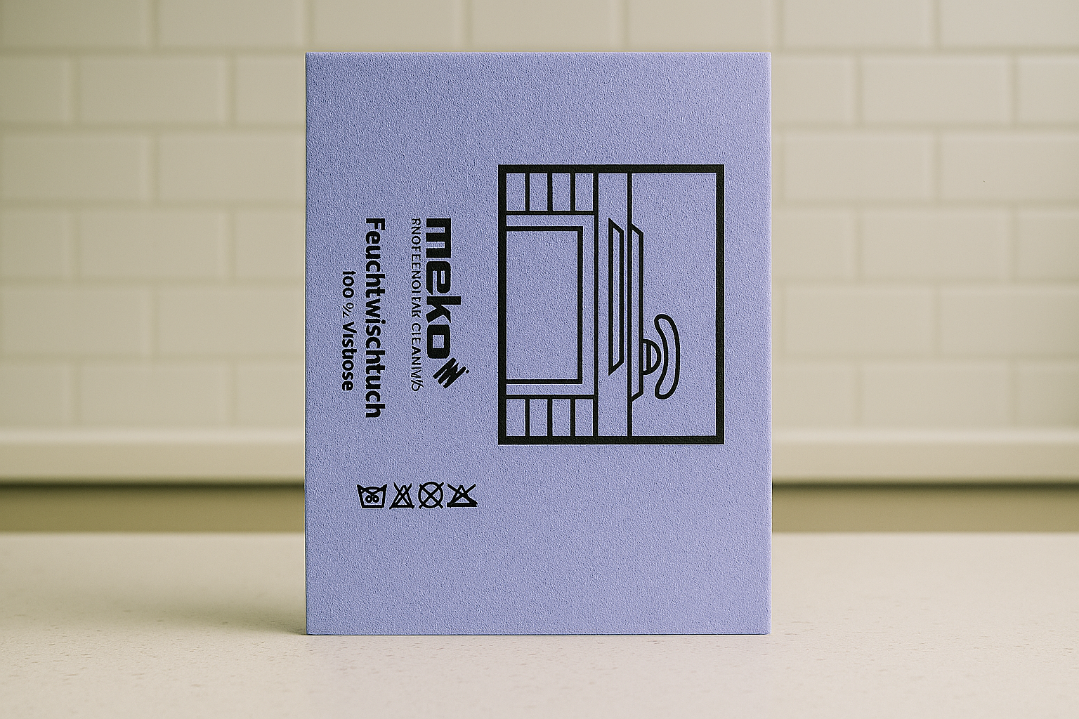 Spültuch, Ledertuch, Blau [R7 P19]