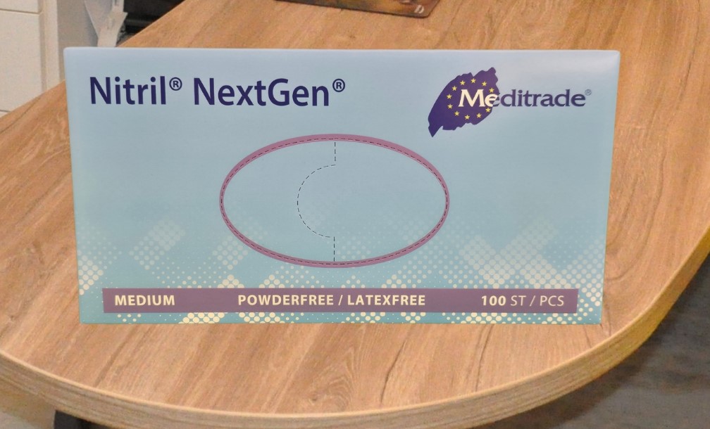 Untersuchungshandschuhe Nitril Größe M [R4 P5]