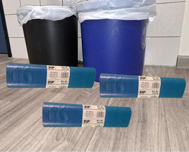 Müllbeutel, groß, blau [R2 P15]