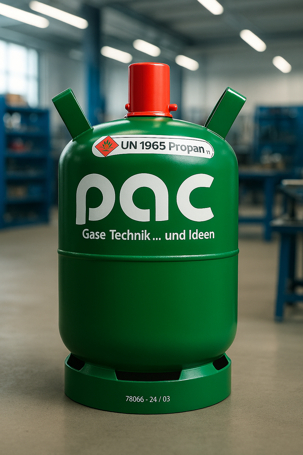 Gasflasche UN 1965 Propan - 27,2 l